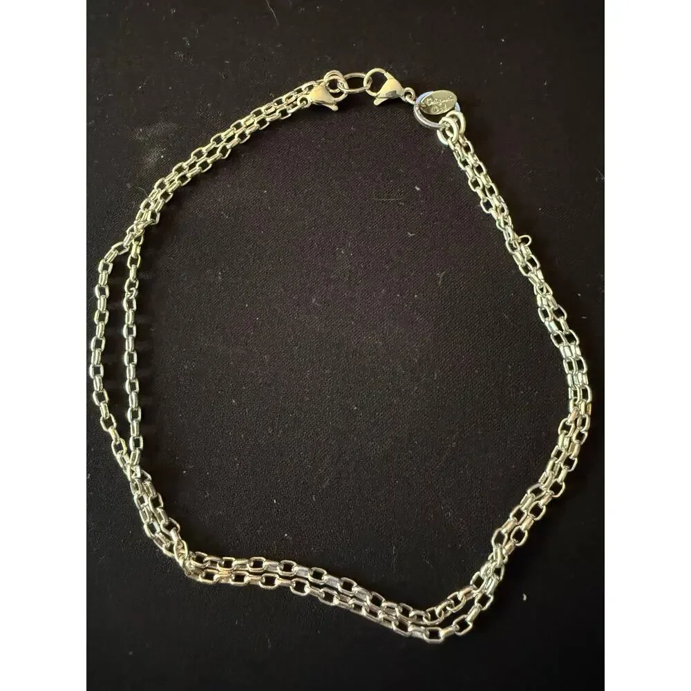 Origami Owl Silver Chain Choker Necklace
